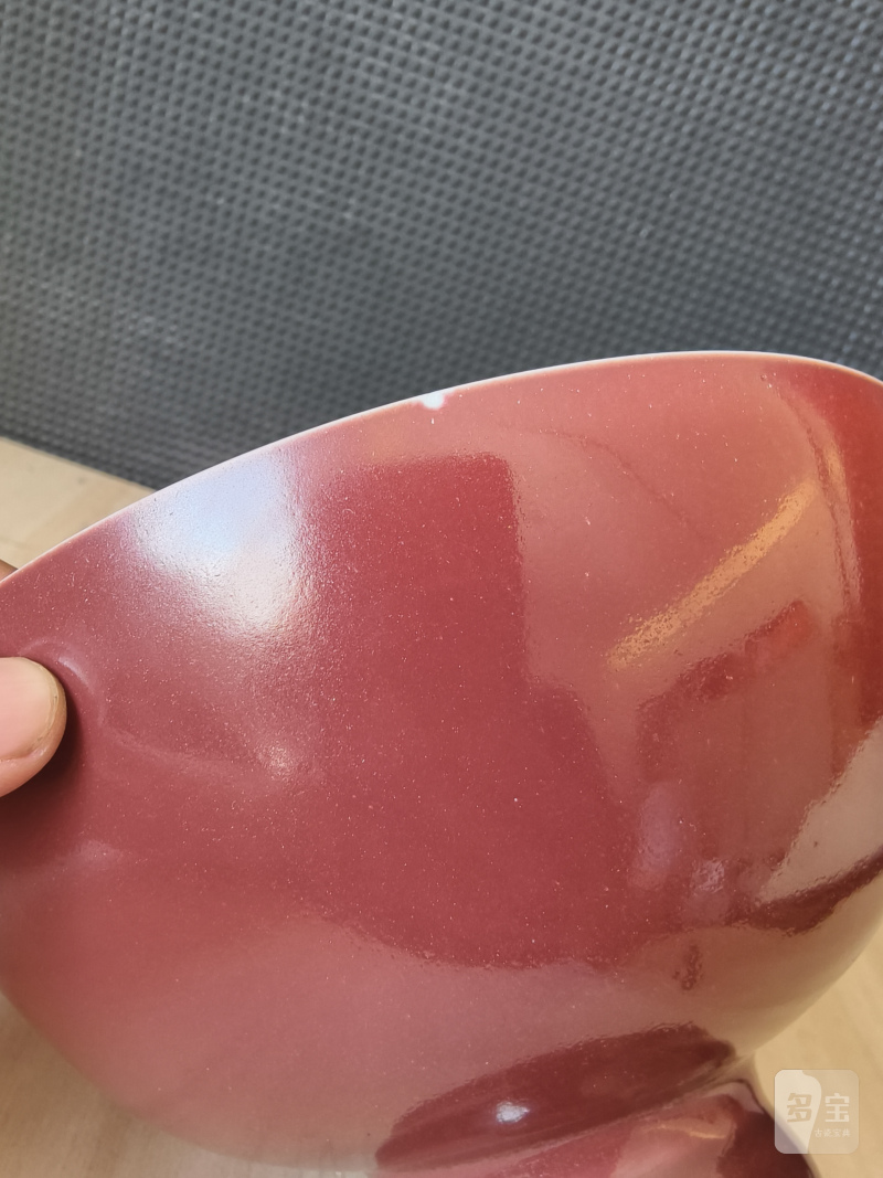 A copper red glazed porcelain 'Stemcup' - 图7